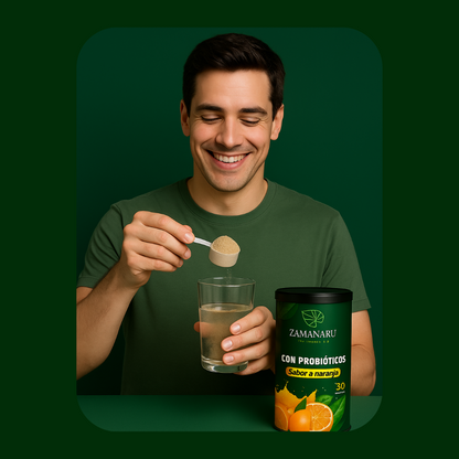 Fibra PREMIUM con PROBIÓTICOS únicos (ZAMANARU ™)