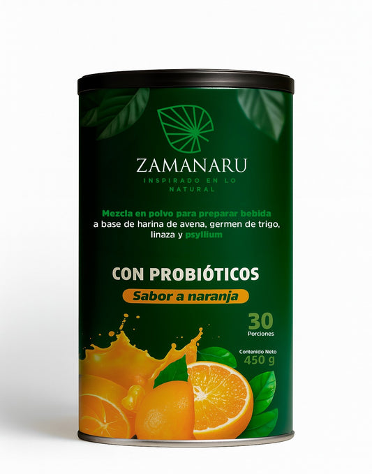 Fibra PREMIUM con PROBIÓTICOS únicos (ZAMANARU ™)